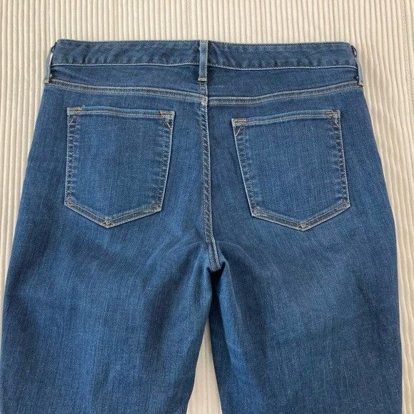 Eddie Bauer Jeans Women’s 8 Blue Denim Curvy Straight Leg Casual Classic - Picture 4 of 12